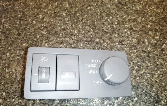KIA Sorento Differential lock switch 