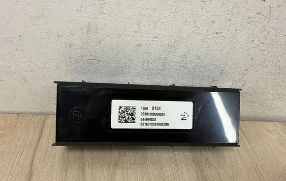 Opel Astra K Air conditioning/heating control unit 13598154 3230100000000X 544969533