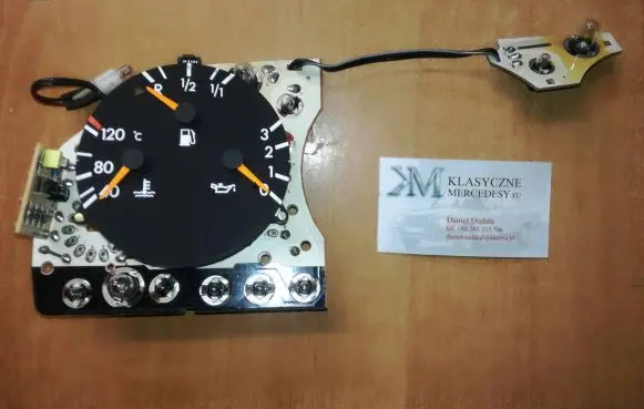 Mercedes-Benz E W124 Speedometer (instrument cluster) 1245423801