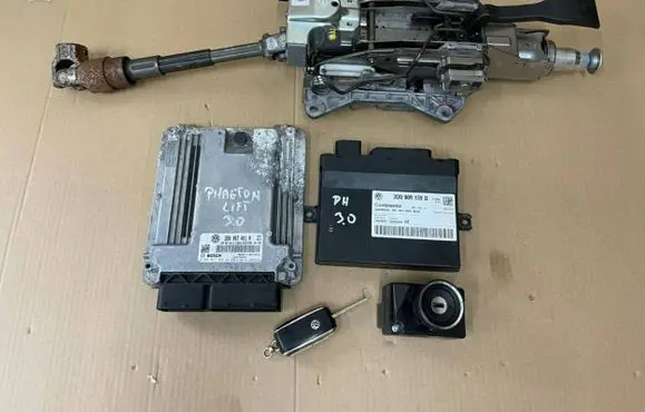 Volkswagen Phaeton Keyless (KESSY) go control unit/module 3D0909139D 3D0907401H