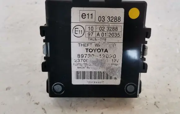 Toyota Auris 150 Alarm control unit/module 8973012090