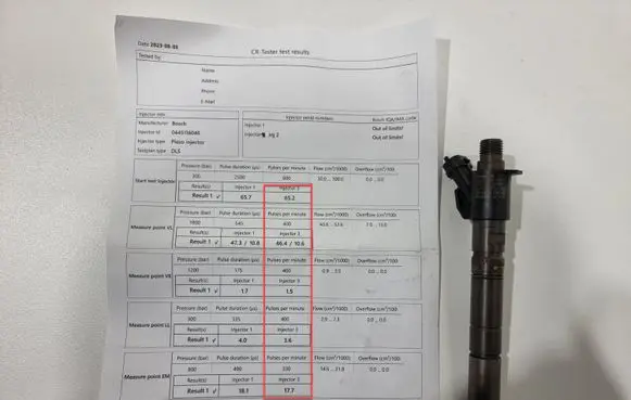Volvo V60 Fuel injector 31303238