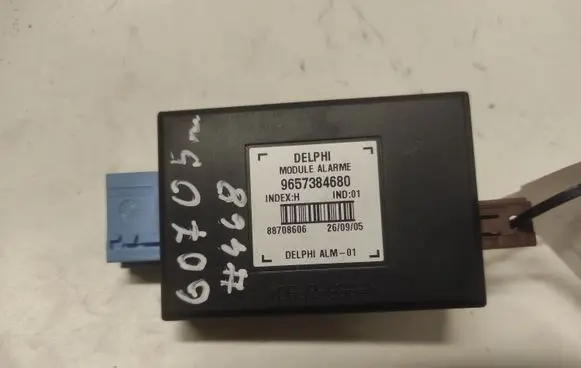 Peugeot 607 Alarm control unit/module 9657384680