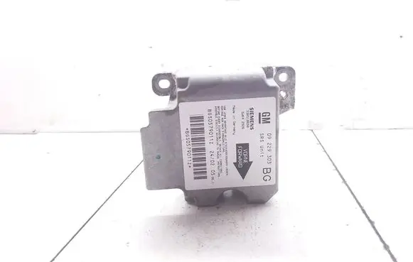 Opel Zafira A Airbag control unit/module 09229303