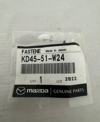 Mazda CX-3 Rear arch fender liner splash guards KD5151W24
