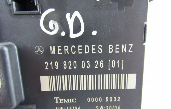 Mercedes-Benz CLS C219 Other control units/modules 2198200326