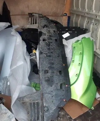 Opel Combo E Front bumper skid plate/under tray 9825323580