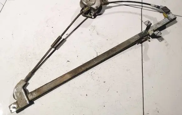 Sliding door window regulator with motor
