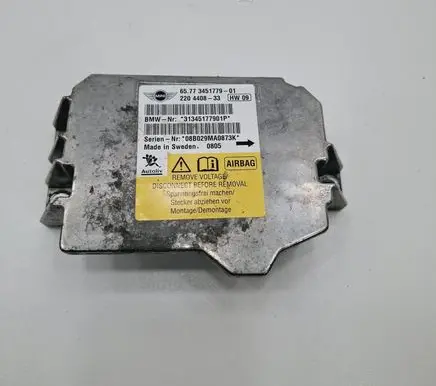 Mini One - Cooper Clubman R55 Airbag control unit/module 3451779