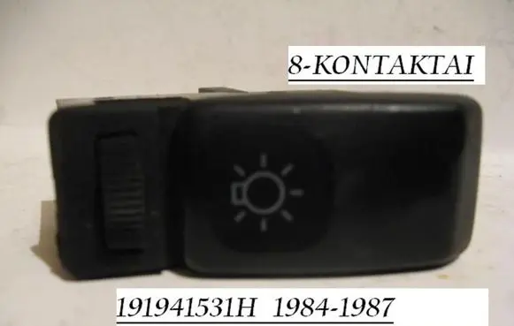 Volkswagen Golf II Light switch 191941531H