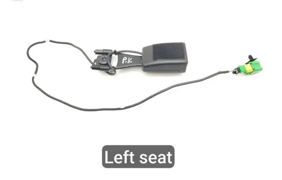 Front seatbelt buckle
