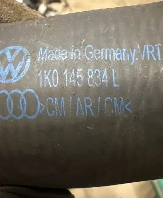 Volkswagen Golf Plus Intercooler hose/pipe 1K0145834L
