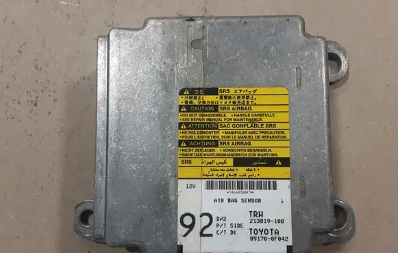 Toyota Corolla Verso E121 Airbag control unit/module 213819108 891700F042