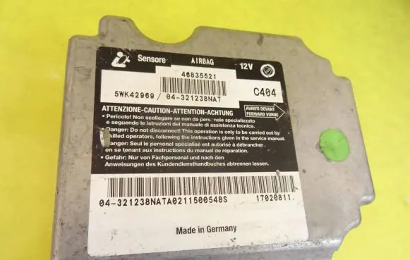 Fiat Stilo Airbag control unit/module 46835521 5WK42969
