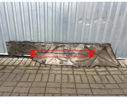Mercedes-Benz S W221 Side bottom protection 