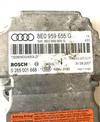Audi A4 S4 B7 8E 8H Airbag control unit/module 8E0959655G 0285001668