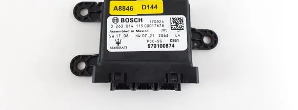 Maserati Levante Parking PDC control unit/module 670100874 0263014115 170924