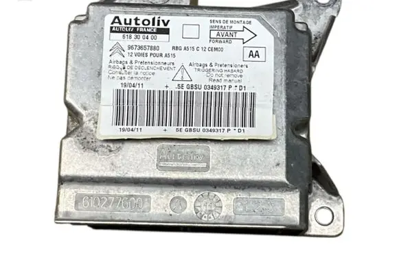 Citroen C3 Airbag control unit/module 9673657880 618300400