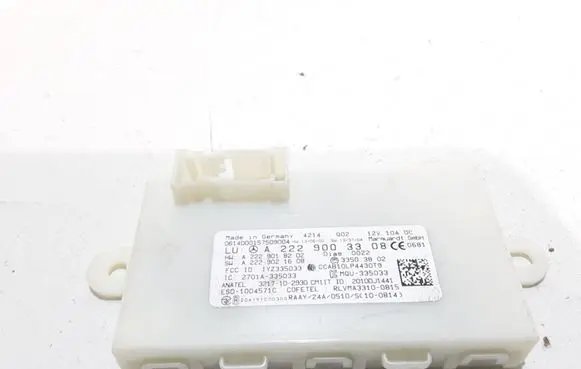 Mercedes-Benz S W222 Keyless (KESSY) go control unit/module A2229003308
