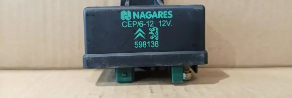 Peugeot 206 Glow plug pre-heat relay 598138 NAGARES