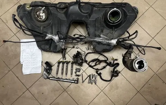 BMW 5 E60 E61 Fuel injection system set 7807495 0445010510 080826