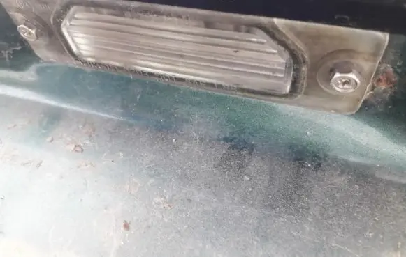 Number plate light