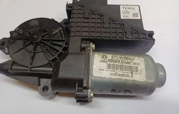 Skoda Roomster (5J) Front door window regulator motor 6Y2959802 VW240DDLS 400893F