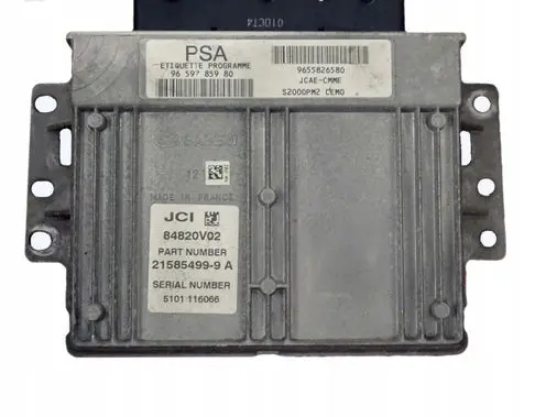 Citroen Xsara Picasso Engine control unit/module 9655826580