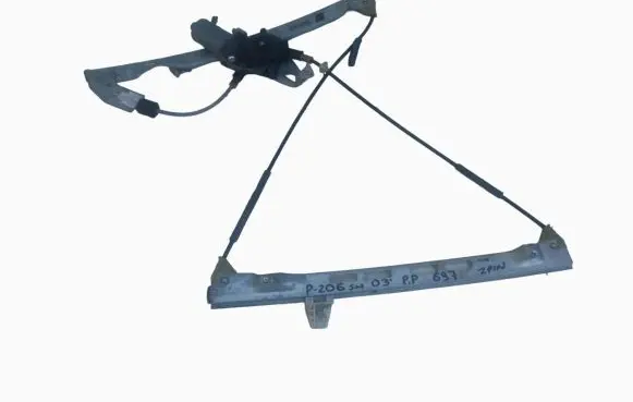 Peugeot 206 Front window lifting mechanism without motor