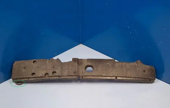 Front bumper foam support bar