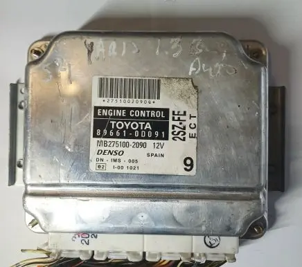 Toyota Yaris Engine control unit/module 896610D091 MB2751002090