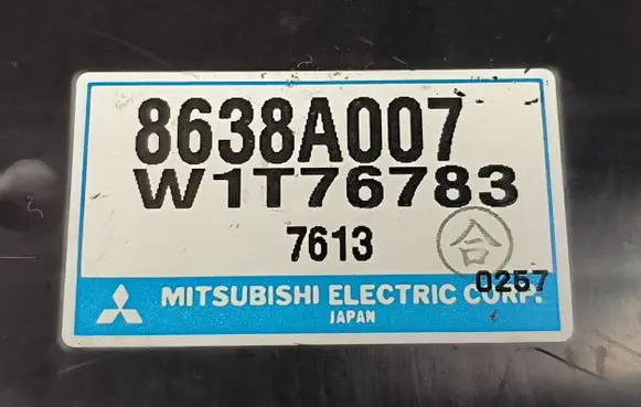 Mitsubishi Pajero Other control units/modules W1T76783 7613