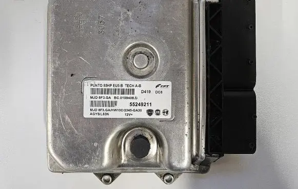 Fiat Punto (199) Engine control unit/module 55249211 MJD8F3GA MJD8F3.GA