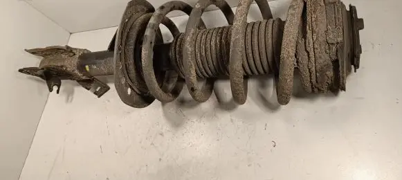 Front shock absorber with coil spring
