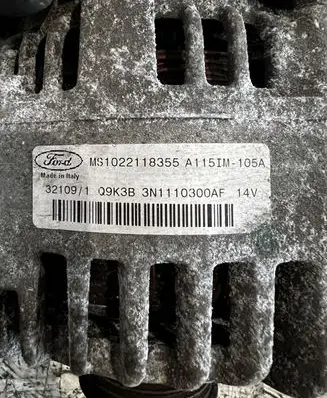 Ford Focus Generator/alternator MS1022118355A1151M 321091