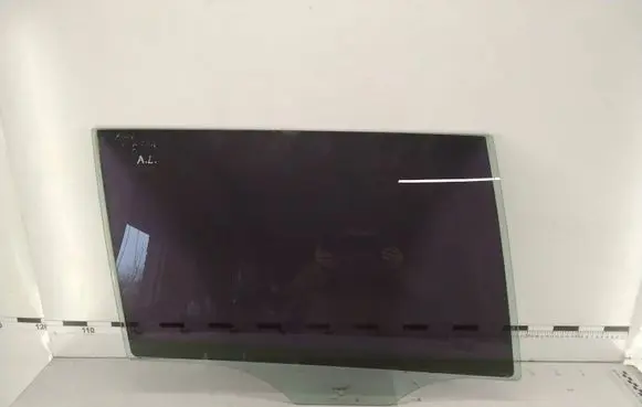 Opel Vectra C Front door window glass four-door 43R00082 DOT90AS2M40A