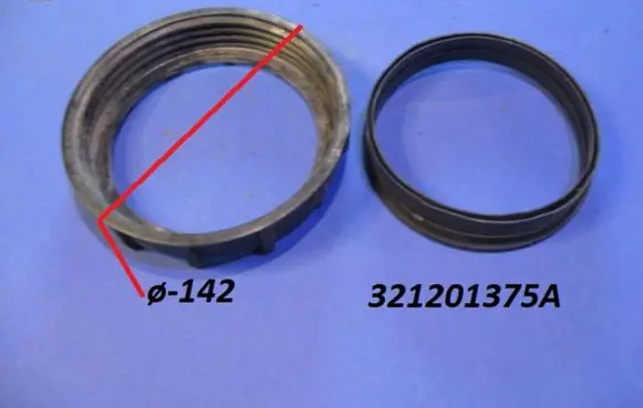 Audi A6 S6 C4 4A In tank fuel pump screw locking ring/nut 321201375A