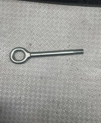 Towing hook eye