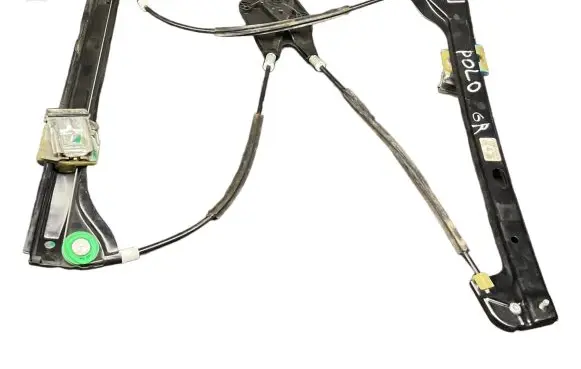 Volkswagen Polo V 6R Front door manual window regulator 