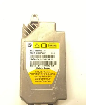 BMW 5 F10 F11 Airbag control unit/module 9248096 618307400F 31924809601H