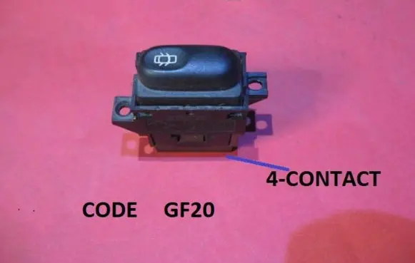 Renault Laguna I Central locking switch button GF20