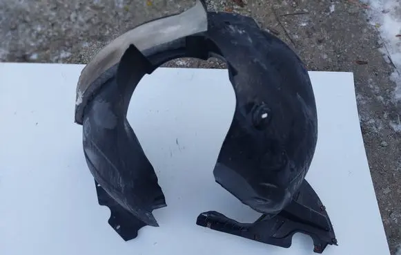 Audi A1 Front wheel arch liner splash guards 82A809957