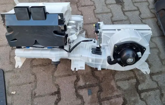 Interior heater climate box assembly