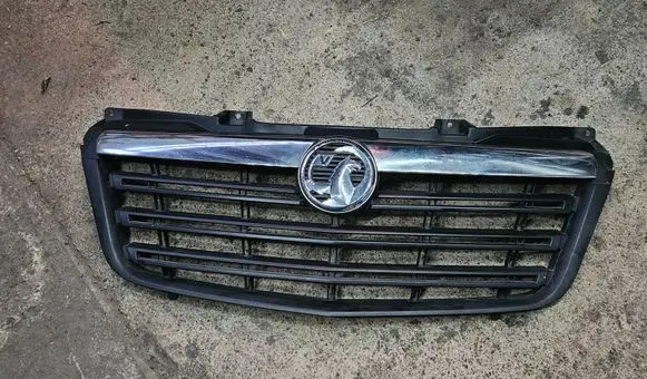 Front bumper upper radiator grill