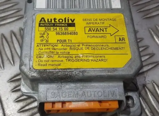 Peugeot 206 Airbag control unit/module 9636894080 550541500
