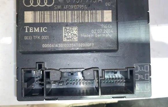 Audi A6 S6 C6 4F Door control unit/module 4F0959795A 4F0910795A