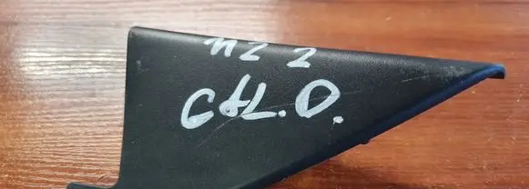 Mazda 2 Rear door glass trim molding D65168515