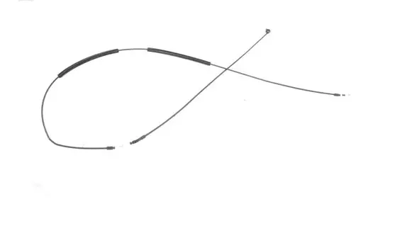 Engine bonnet/hood lock release cable