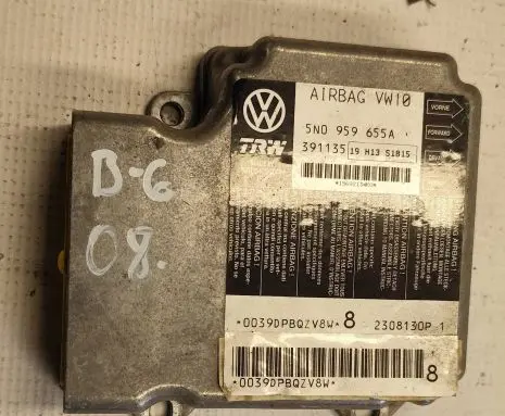 Volkswagen PASSAT B6 Airbag control unit/module 5N0959655A 391135 19H13S1815