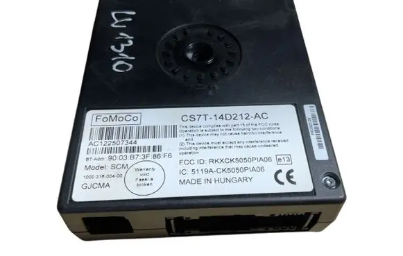 Ford Focus Bluetooth control unit module CS7T14D212AC AC122507344 9003B73F
